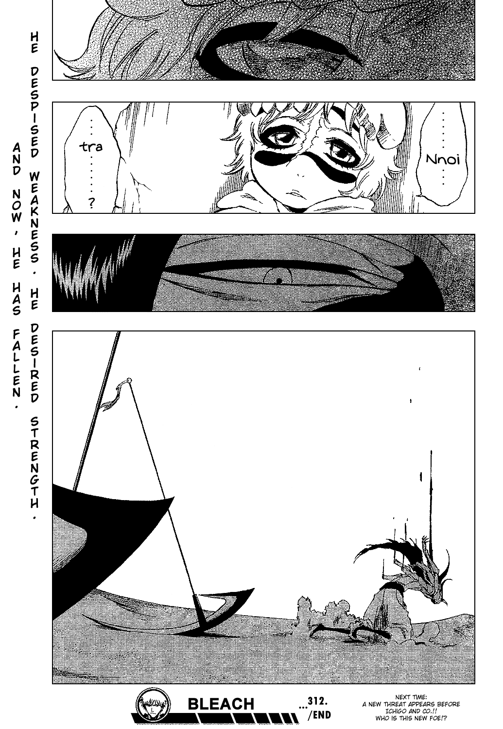 Bleach manga, chapter 312, page 21 of 21