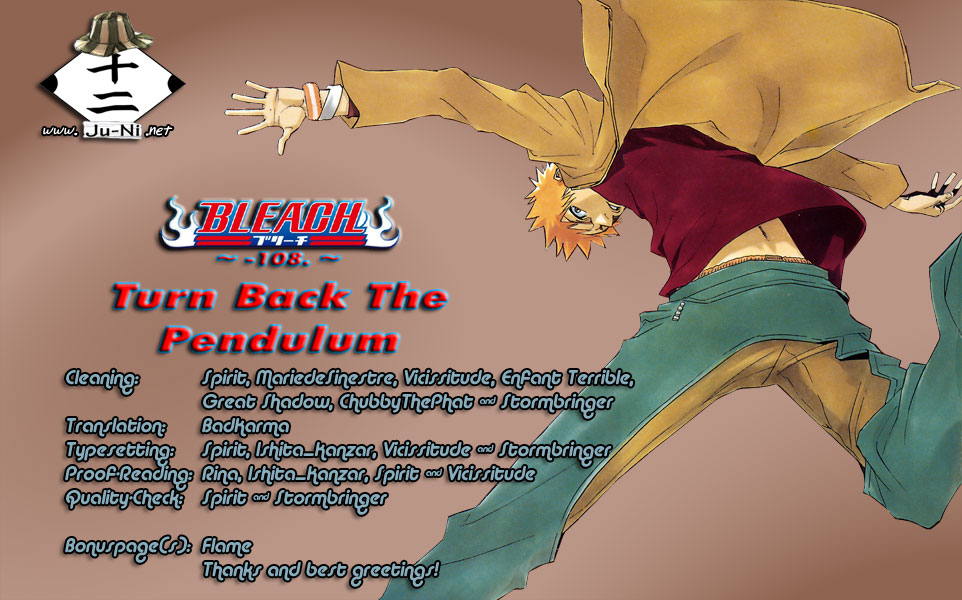 Bleach Chapter 315.1 page 1 - Chapter 315.01: Turn Back The Pendulum