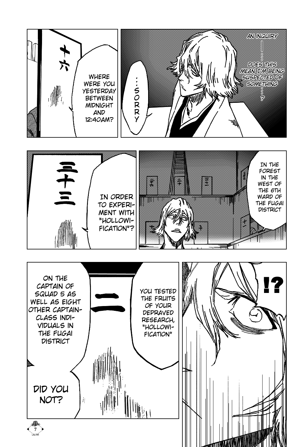 Bleach Chapter 315.12 page 9 - Chapter 315.12: Let Stop The Pendulum