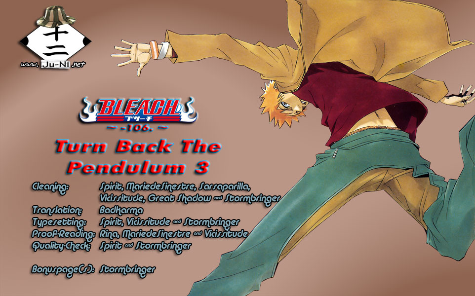 Bleach Chapter 315.3 page 1 - Chapter 315.03: Turn Back the Pendulum 3
