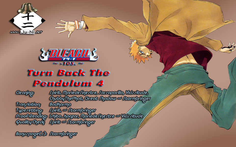 Bleach Chapter 315.4 page 1 - Chapter 315.04: Turn Back the Pendulum 4