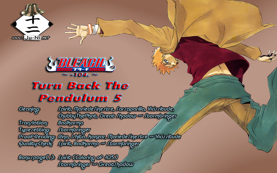 Bleach Chapter 315.5 page 1 - Chapter 315.05: Turn Back the Pendulum 5