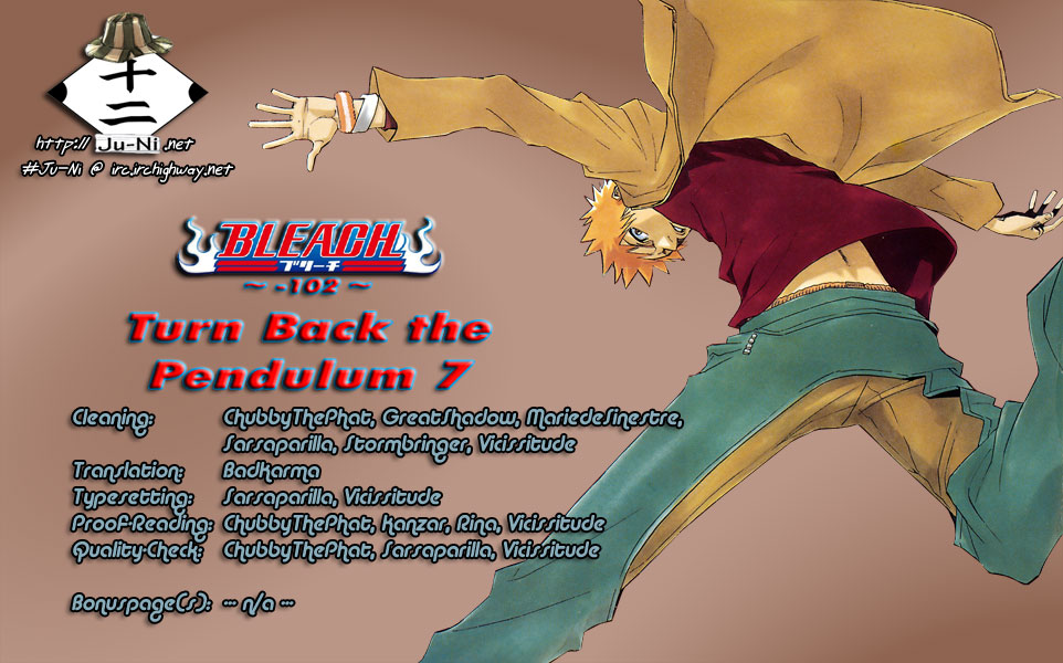 Bleach Chapter 315.7 page 1 - Chapter 315.07: Turn Back the Pendulum 7