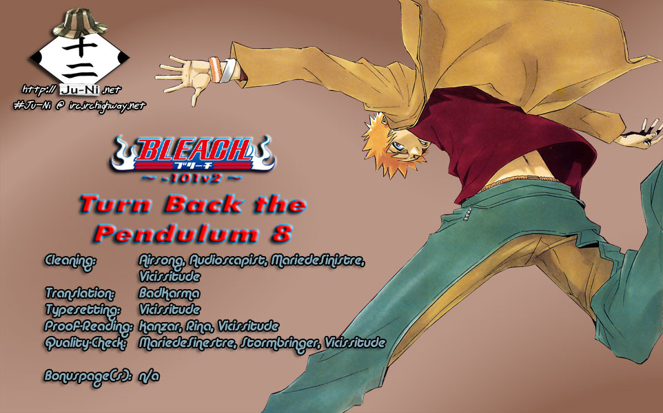 Bleach Chapter 315.8 page 1 - Chapter 315.08: Turn Back the Pendulum 8