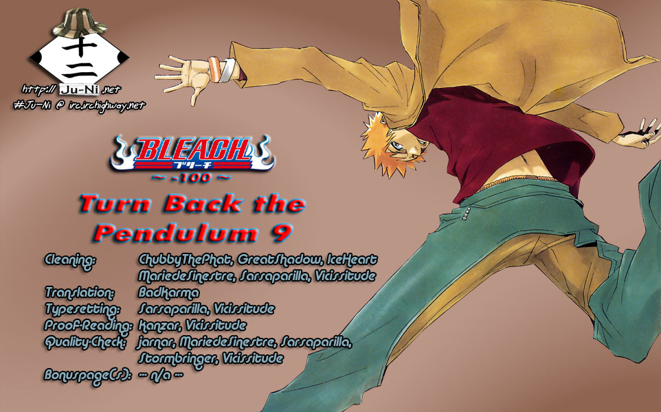 Bleach Chapter 315.9 page 1 - Chapter 315.09: Turn Back the Pendulum 9