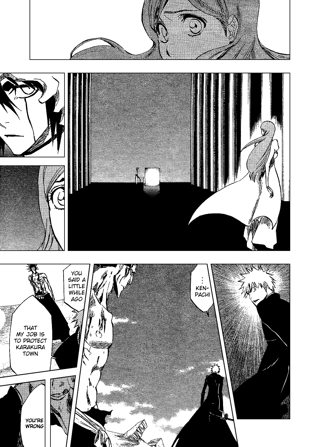 Bleach manga, chapter 315, page 16 of 19