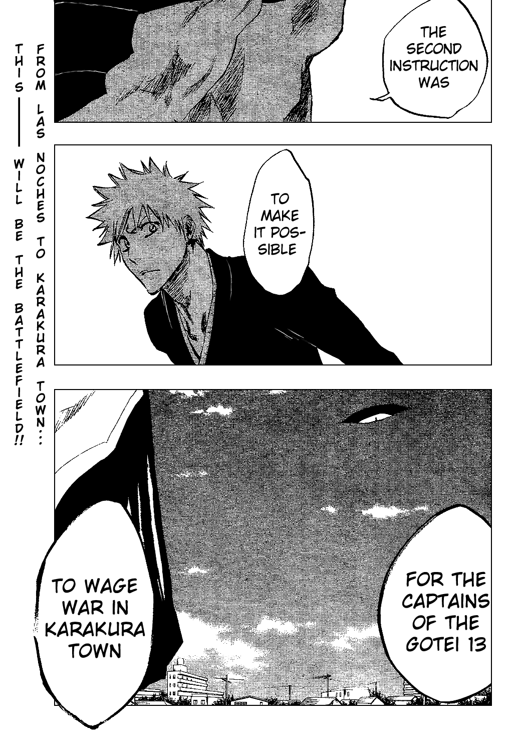 Bleach manga, chapter 315, page 3 of 19