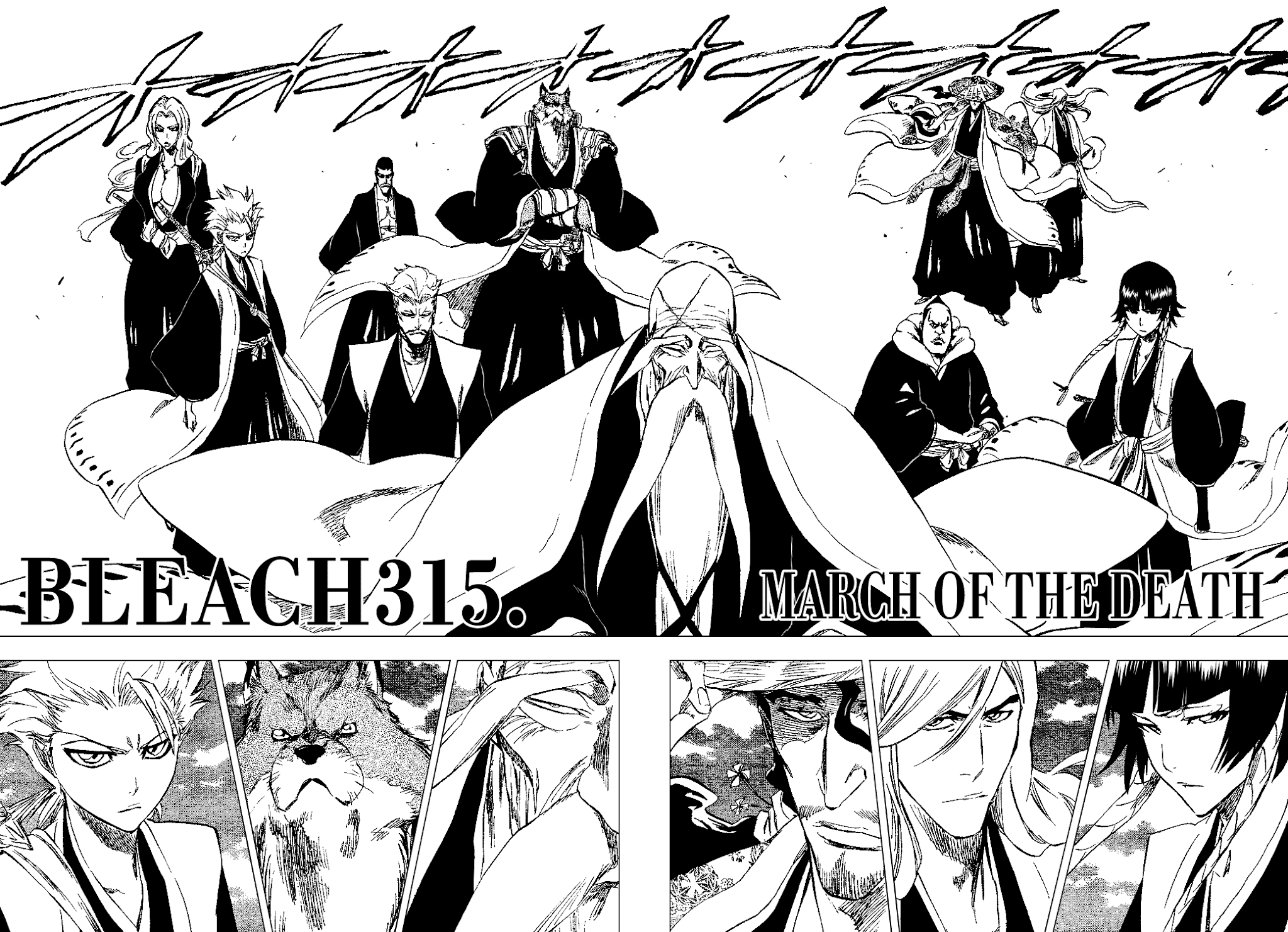 Bleach manga, chapter 315, page 4 of 19