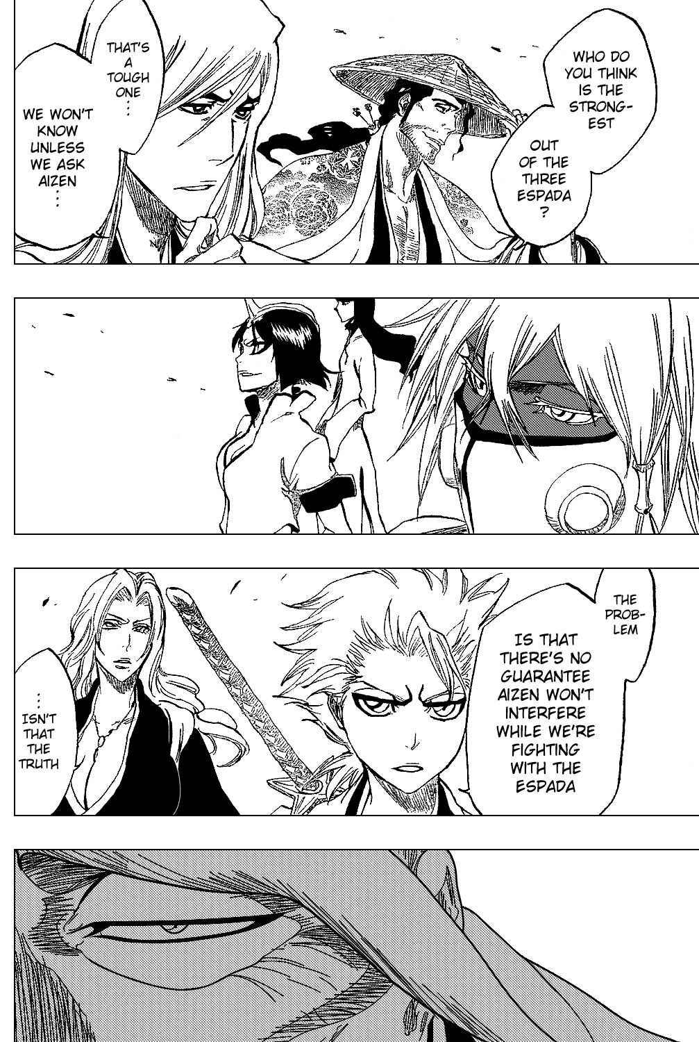 Bleach Chapter 316 page 10 - Chapter 316: Swang the Edge Down