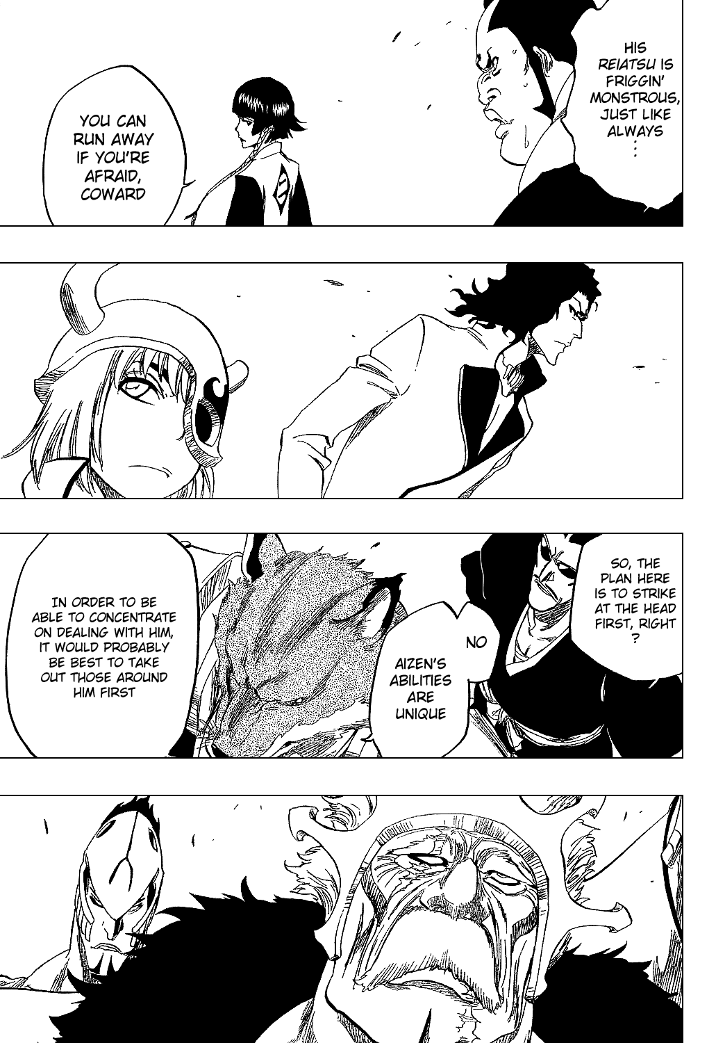 Bleach Chapter 316 page 9 - Chapter 316: Swang the Edge Down