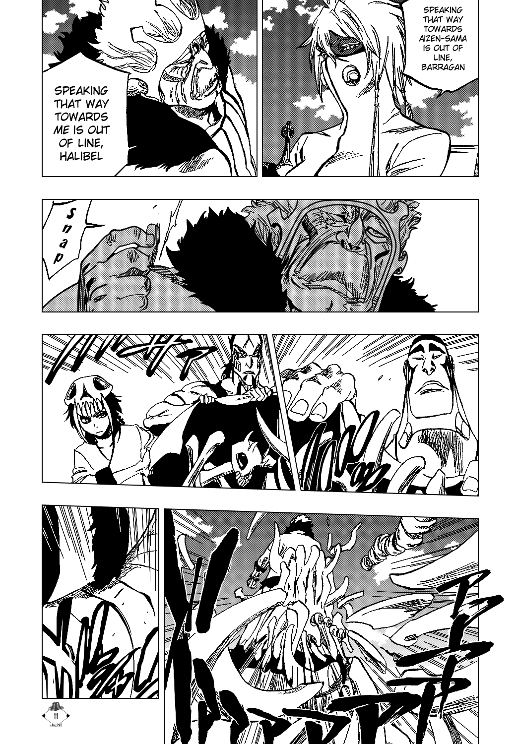 Bleach manga, chapter 318, page 13 of 20