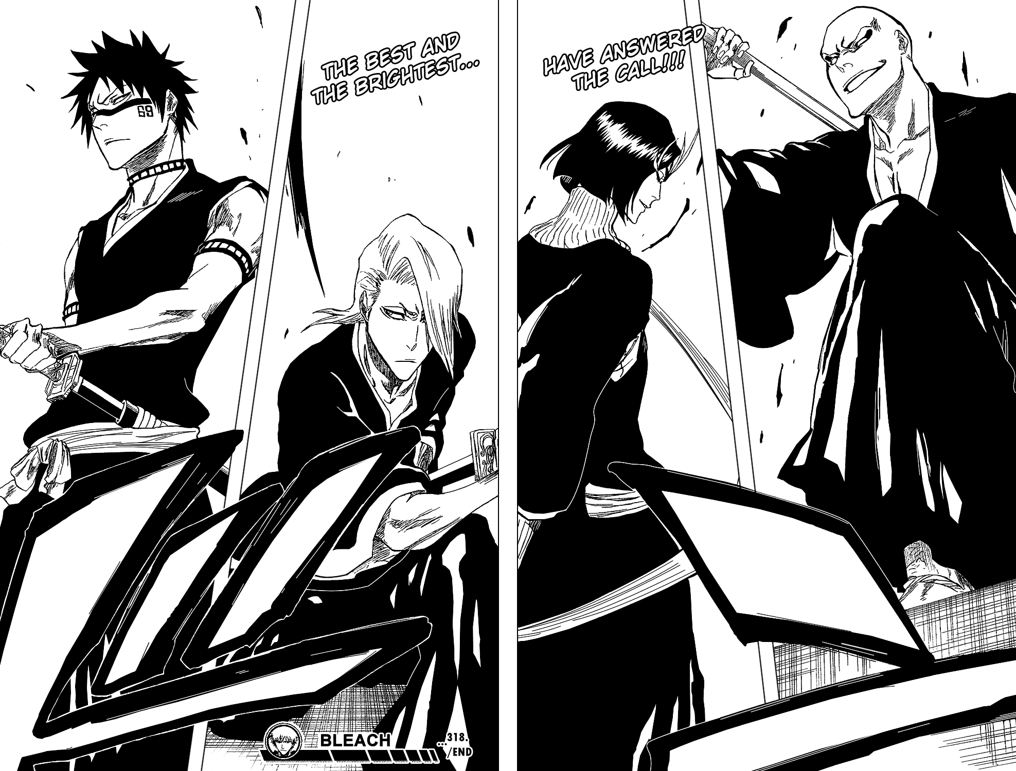 Bleach manga, chapter 318, page 20 of 20