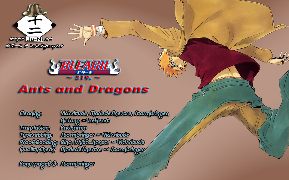 Bleach Chapter 319 page 1 - Chapter 319: Ants And Dragons
