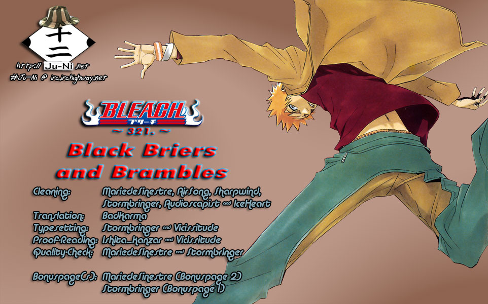 Bleach Chapter 321 page 1 - Chapter 321: Black Briers and Brambles