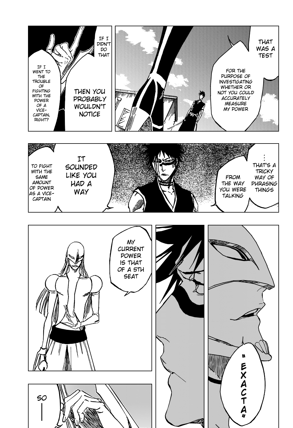 Bleach manga, chapter 322, page 14 of 23