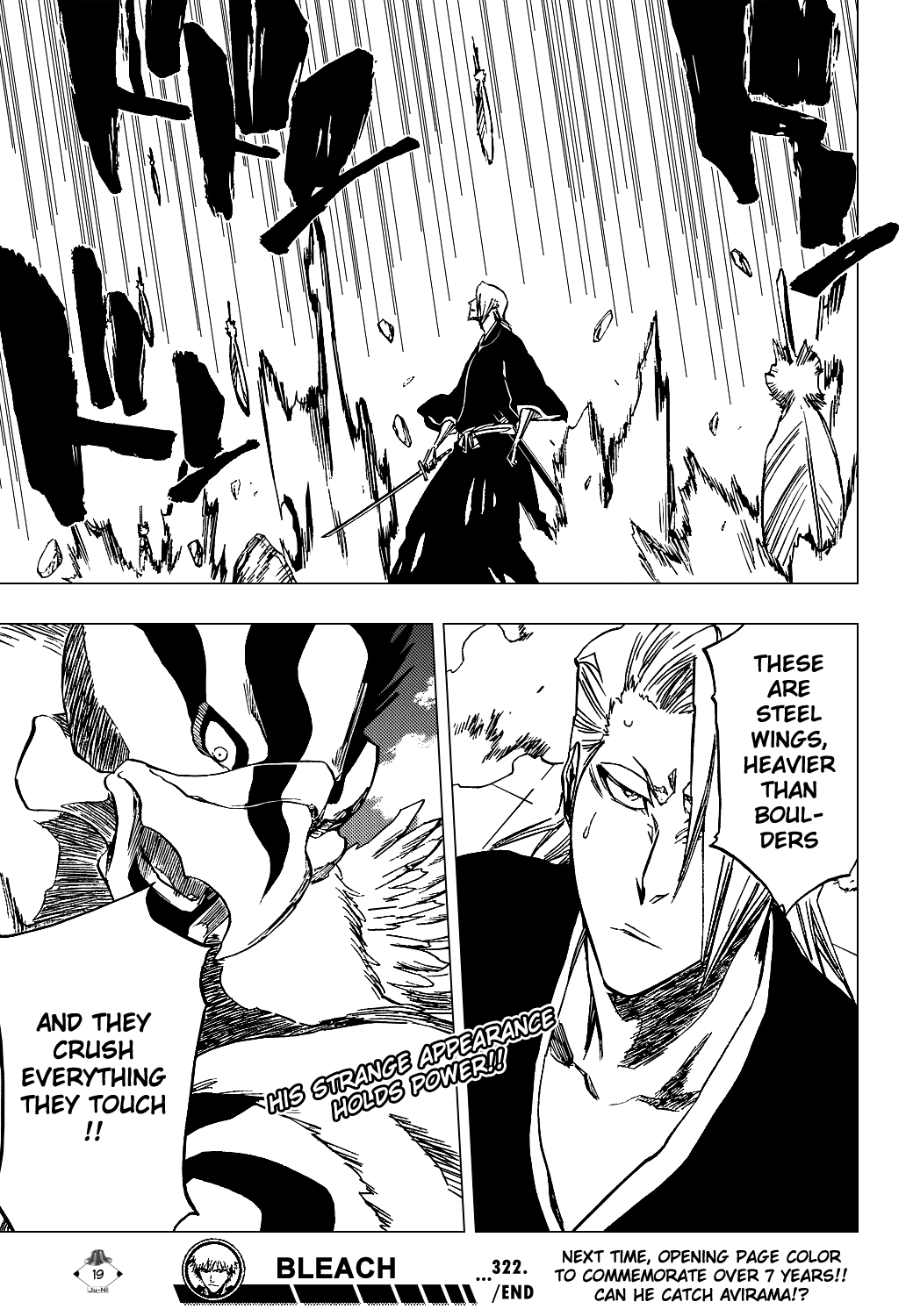Bleach manga, chapter 322, page 22 of 23