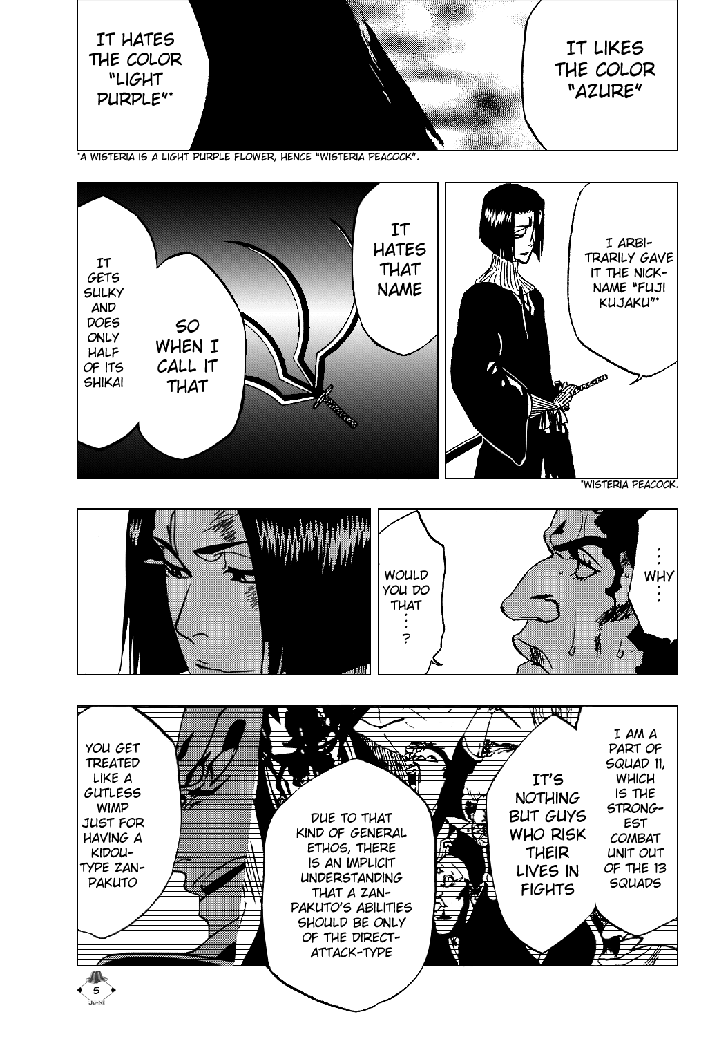 Bleach manga, chapter 322, page 8 of 23