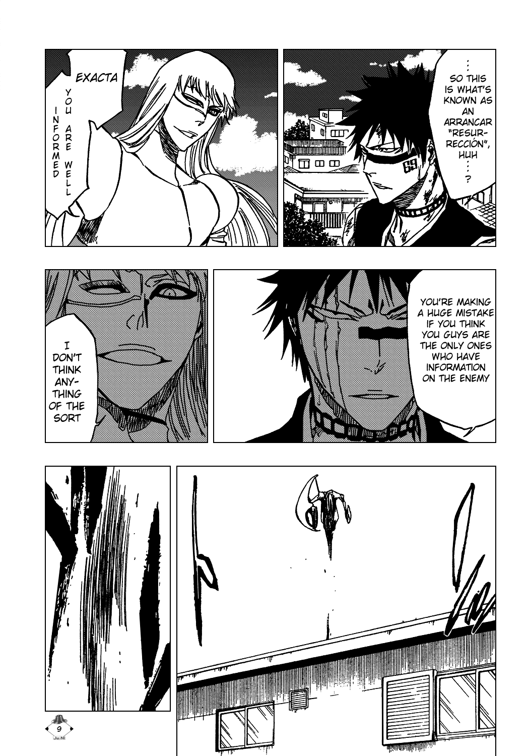 Bleach manga, chapter 324, page 11 of 21