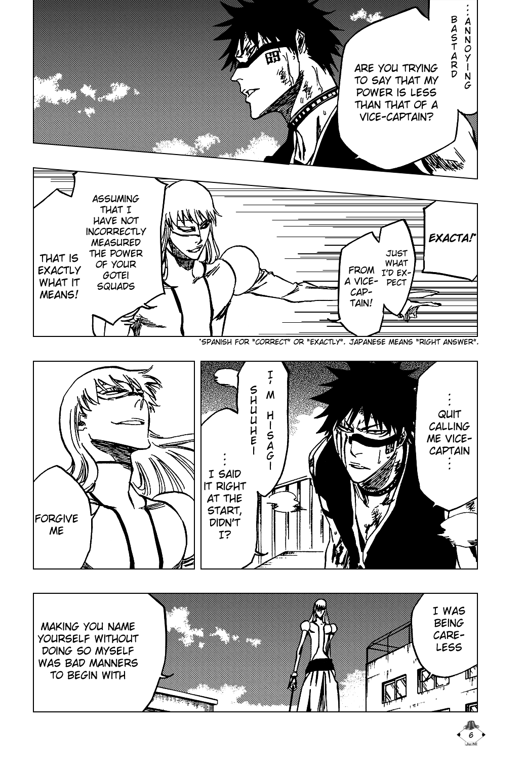 Bleach manga, chapter 324, page 8 of 21