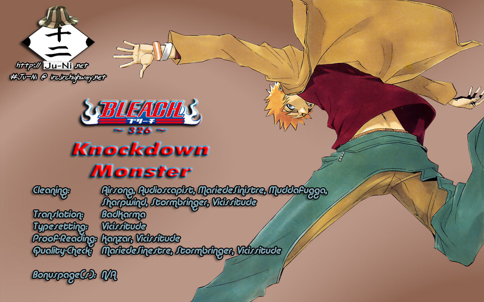 Bleach manga, chapter 326, page 1 of 21