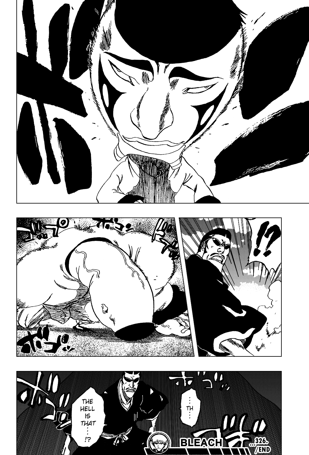 Bleach manga, chapter 326, page 20 of 21