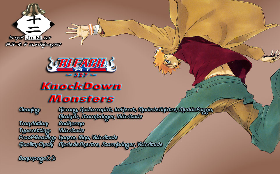 Bleach manga, chapter 327, page 1 of 19