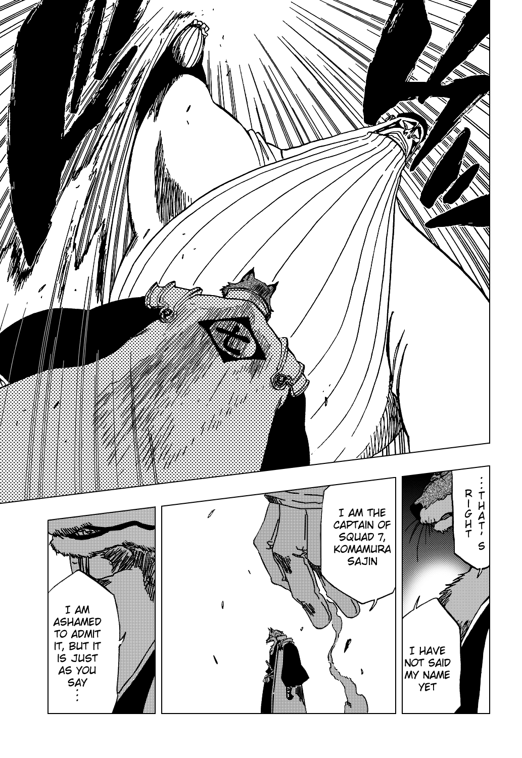 Bleach manga, chapter 327, page 18 of 19