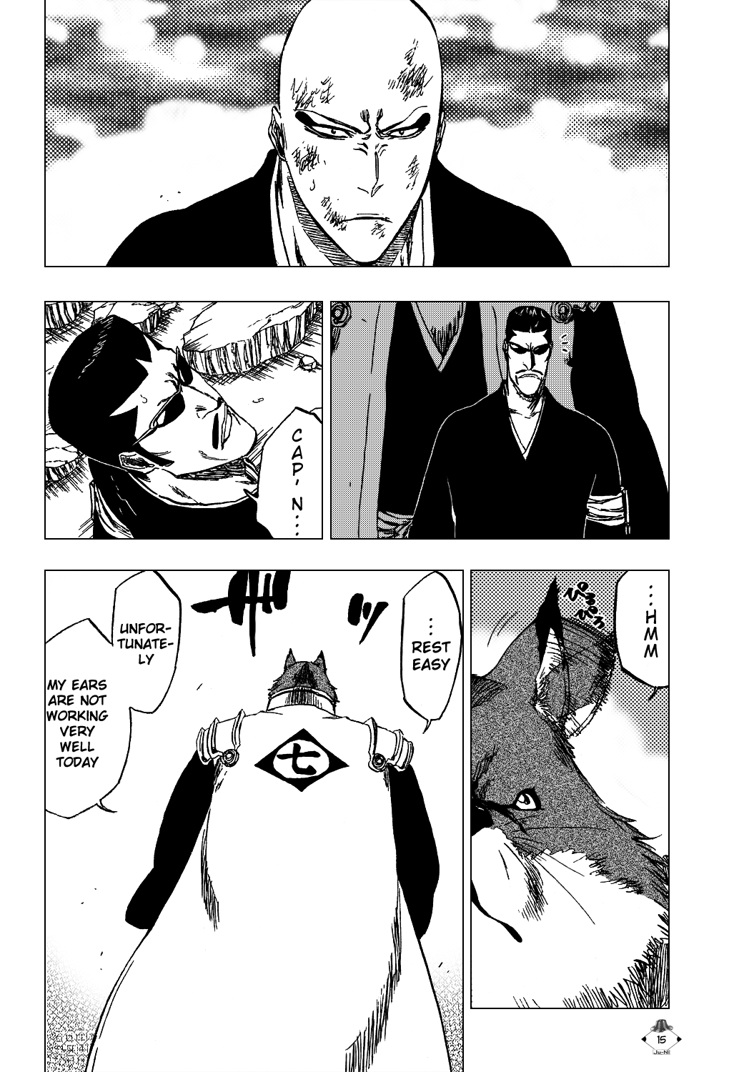 Bleach Chapter 328 page 17 - Chapter 328: The Knuckle Debate