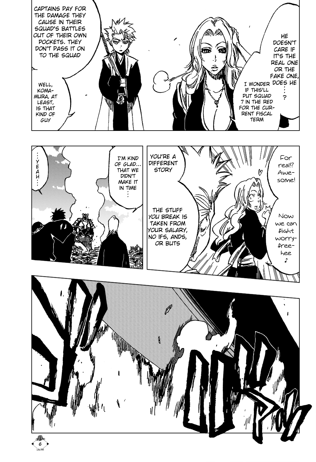 Bleach Chapter 328 page 8 - Chapter 328: The Knuckle Debate