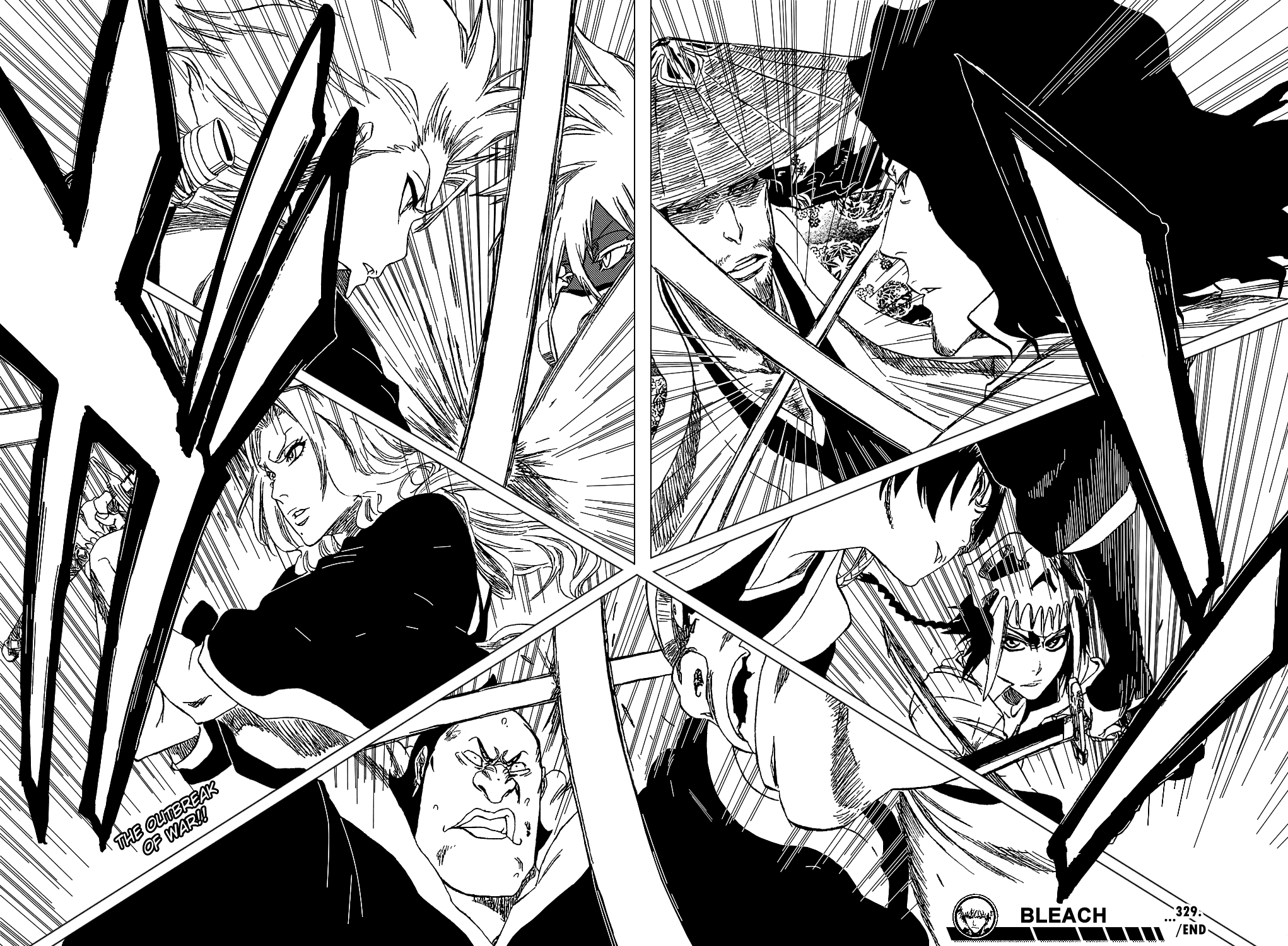 Bleach manga, chapter 329, page 20 of 20