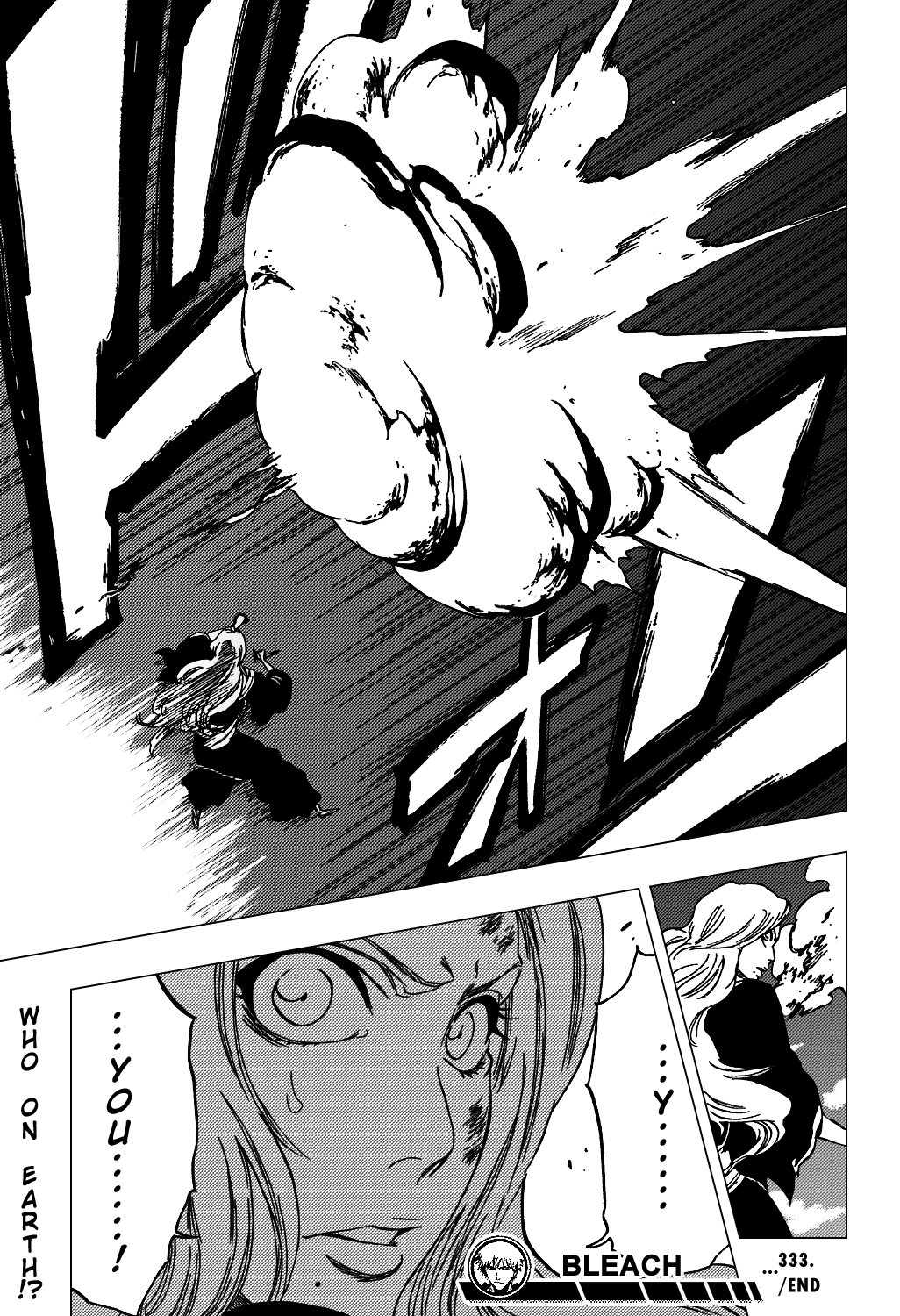 Bleach manga, chapter 333, page 22 of 22