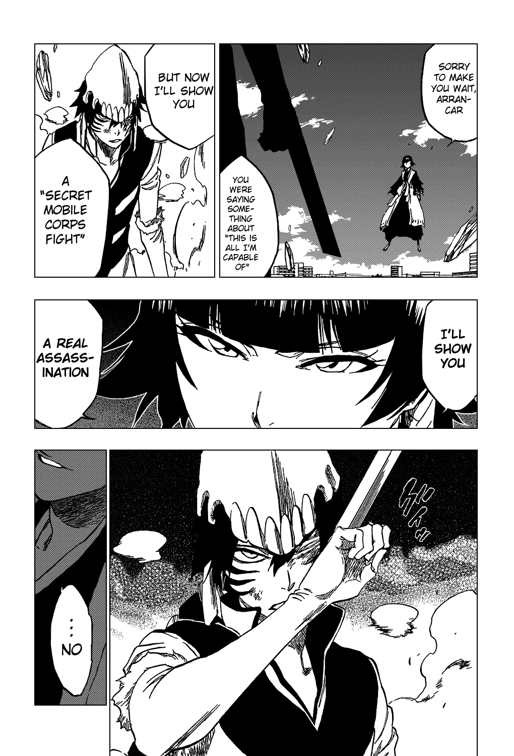 Bleach manga, chapter 333, page 8 of 22