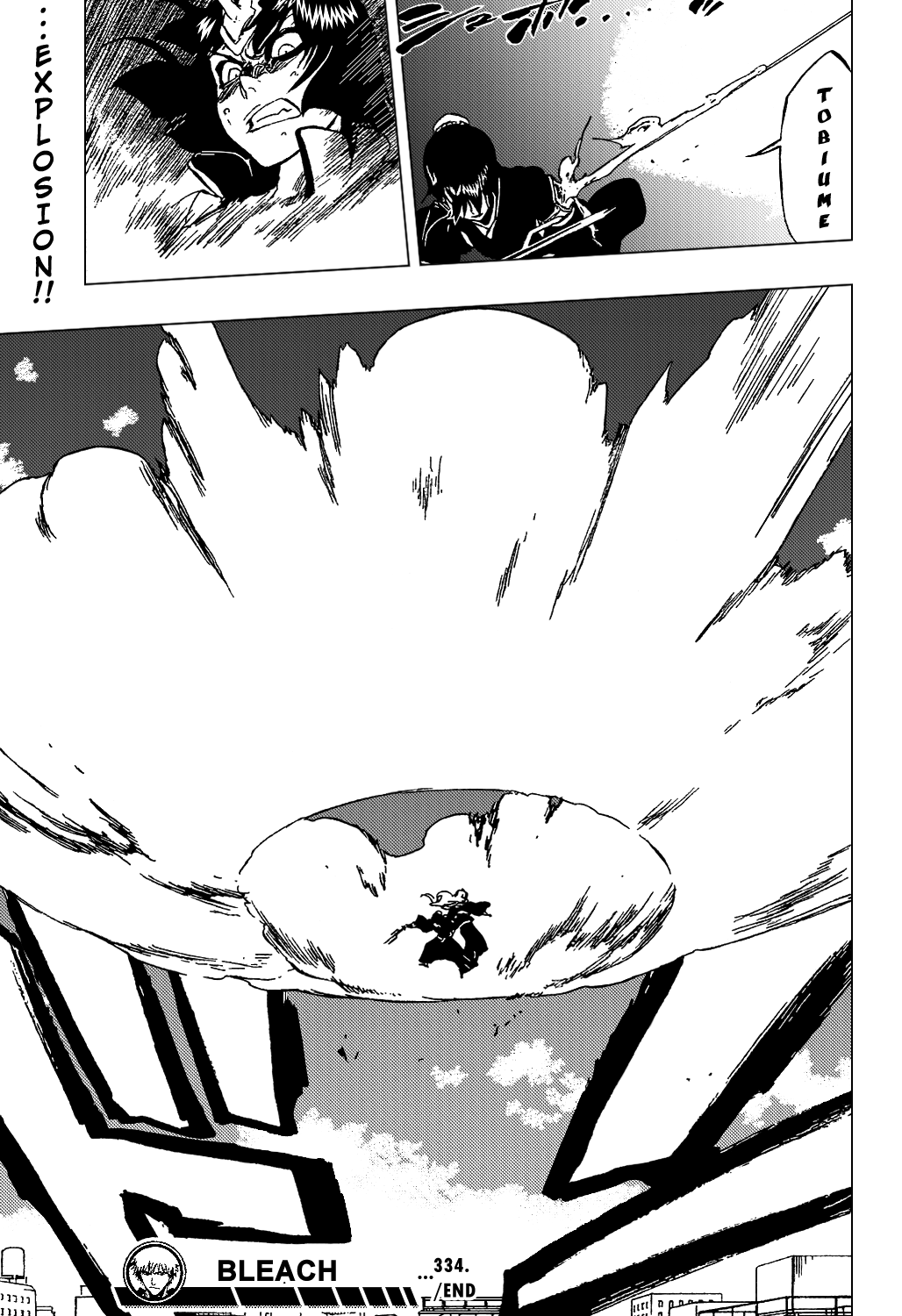Bleach manga, chapter 334, page 22 of 22