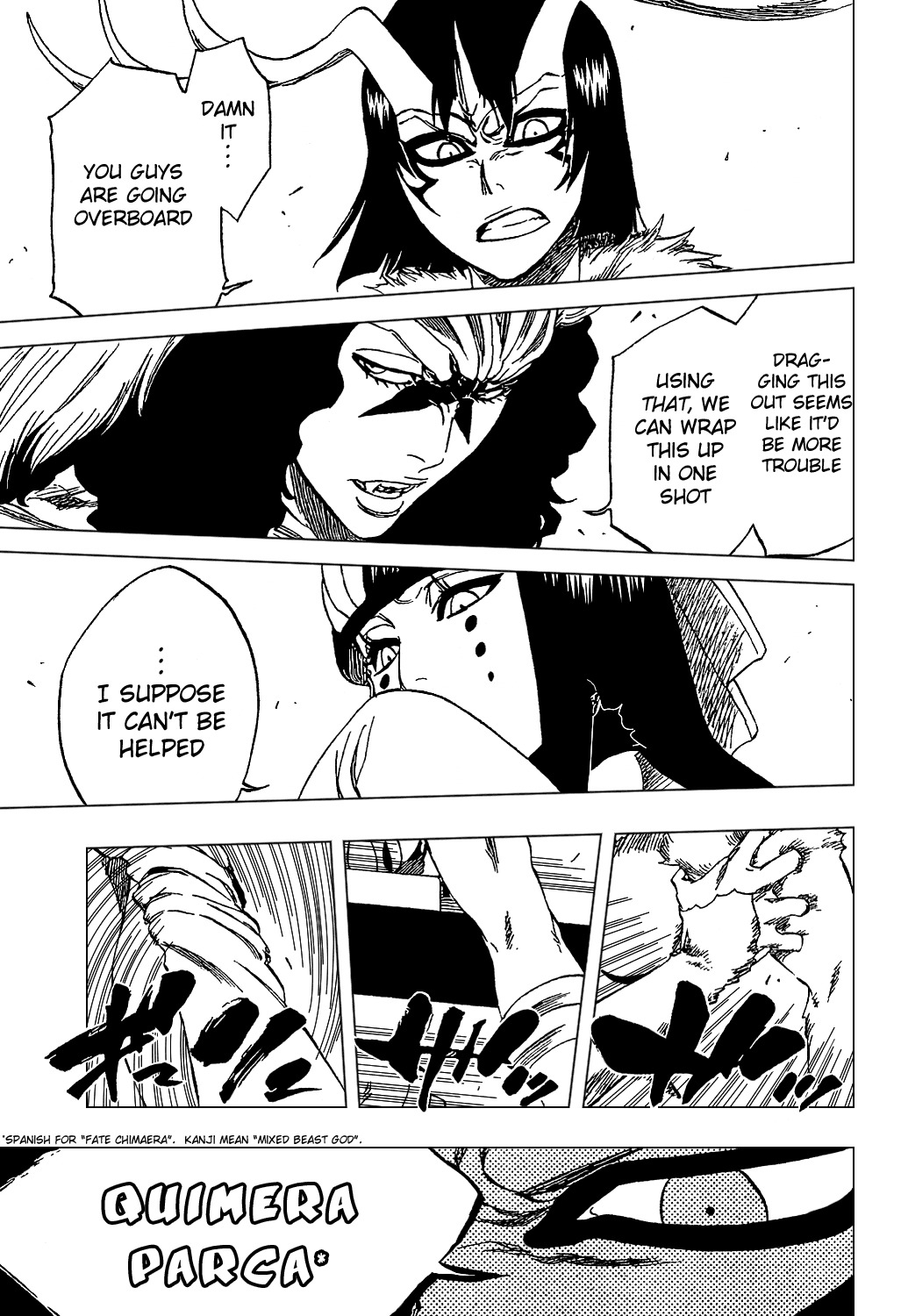 Bleach Chapter 335 page 22 - Chapter 335 : Chimaera Chord