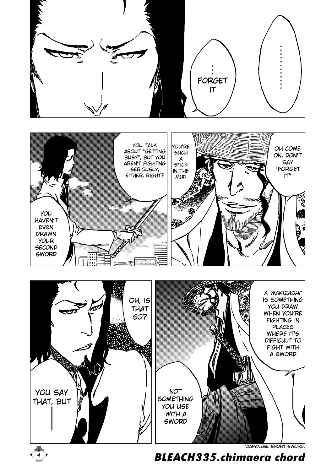 Bleach Chapter 335 page 6 - Chapter 335 : Chimaera Chord