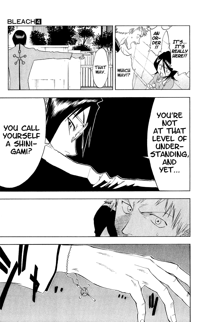 Bleach manga, chapter 34, page 18 of 23