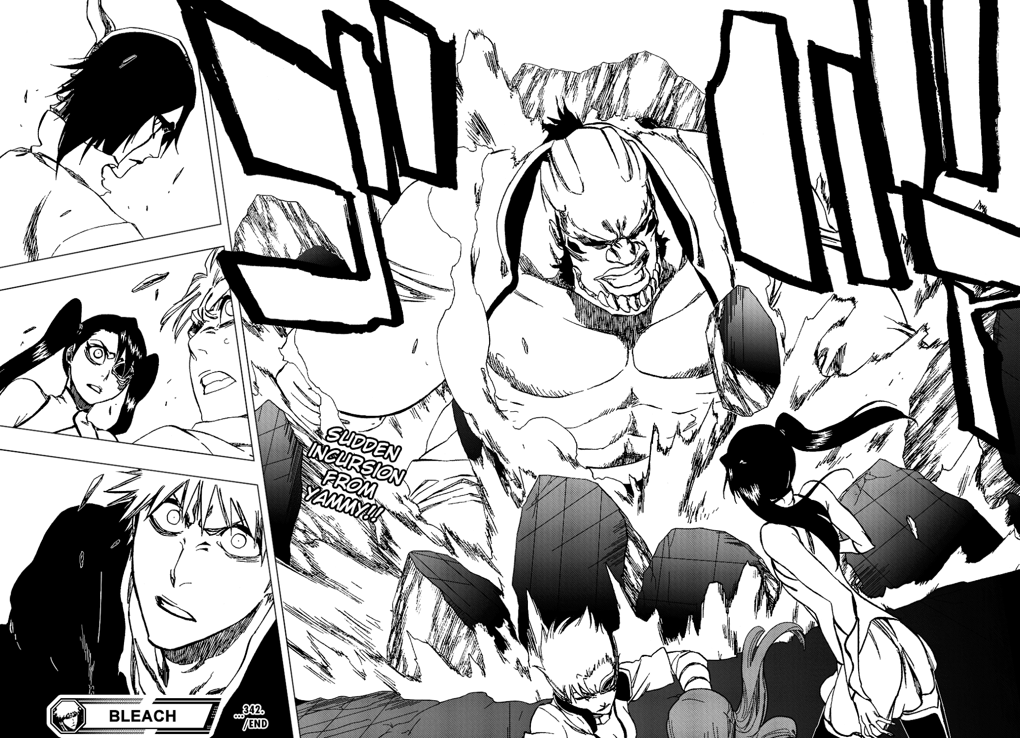 Bleach manga, chapter 342, page 21 of 22
