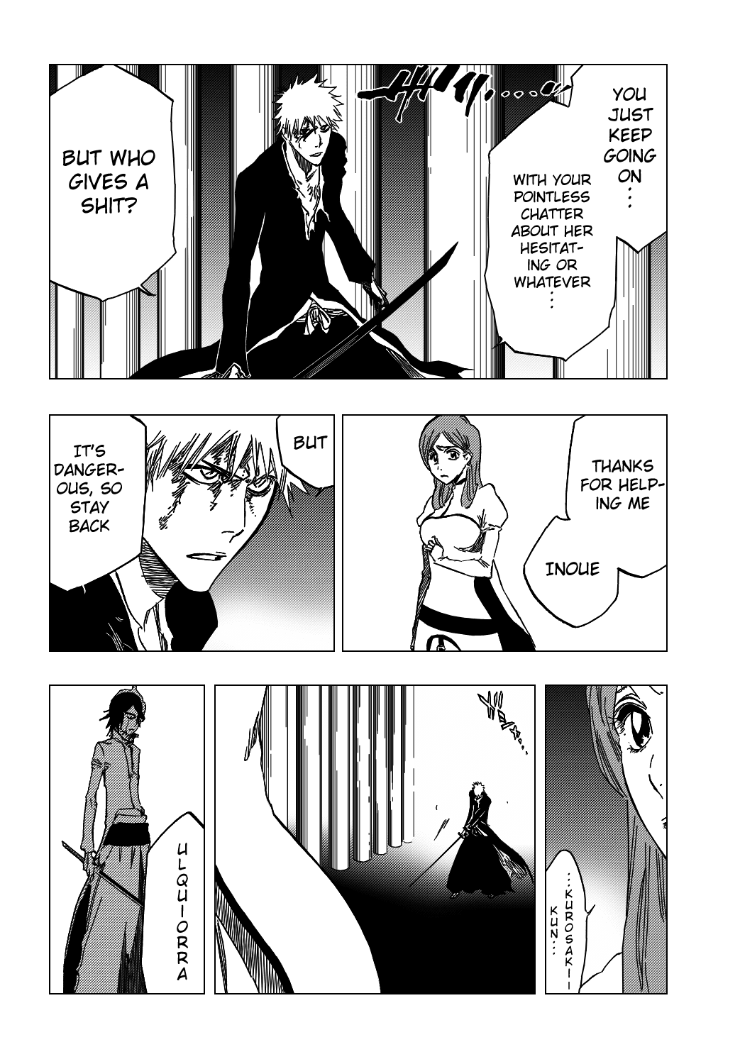 Bleach manga, chapter 342, page 9 of 22