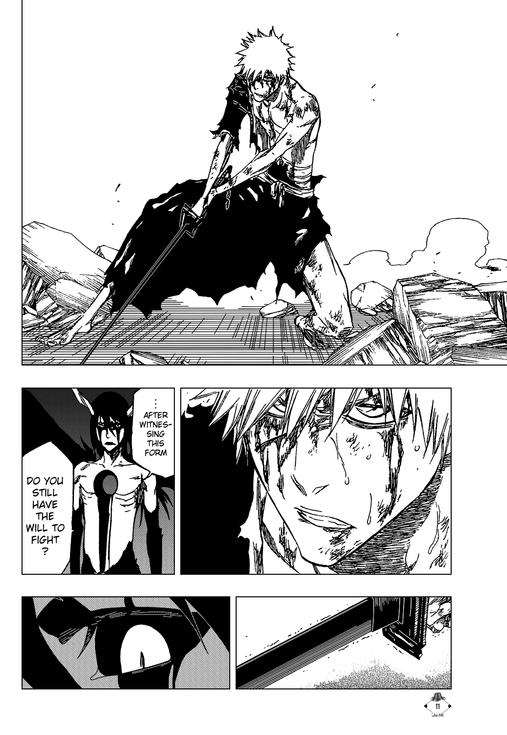 Bleach manga, chapter 348, page 12 of 24