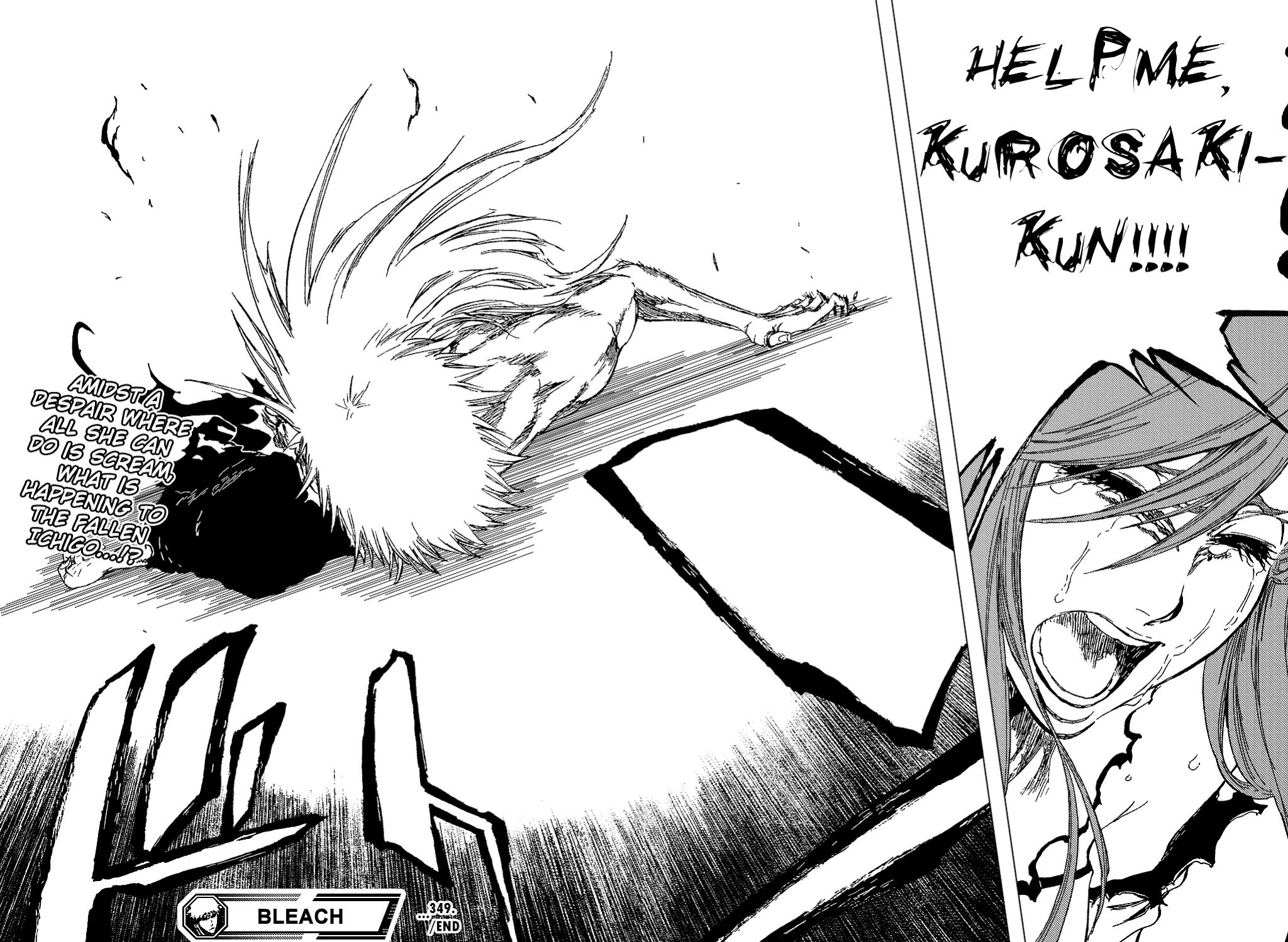 Bleach manga, chapter 349, page 21 of 21