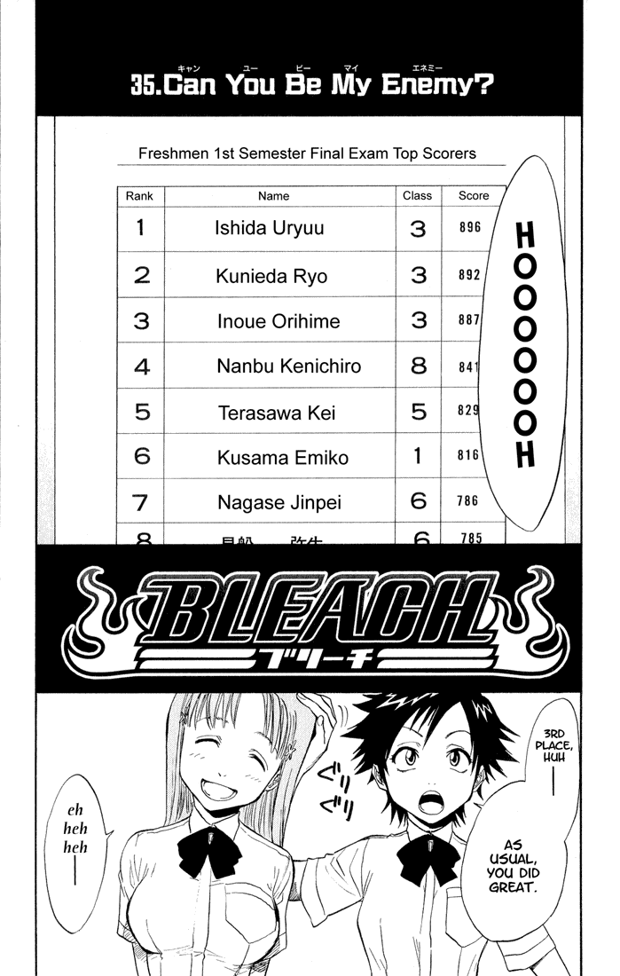 Bleach Chapter 35 page 4 - Chapter 35: Will You Be My Enemy?