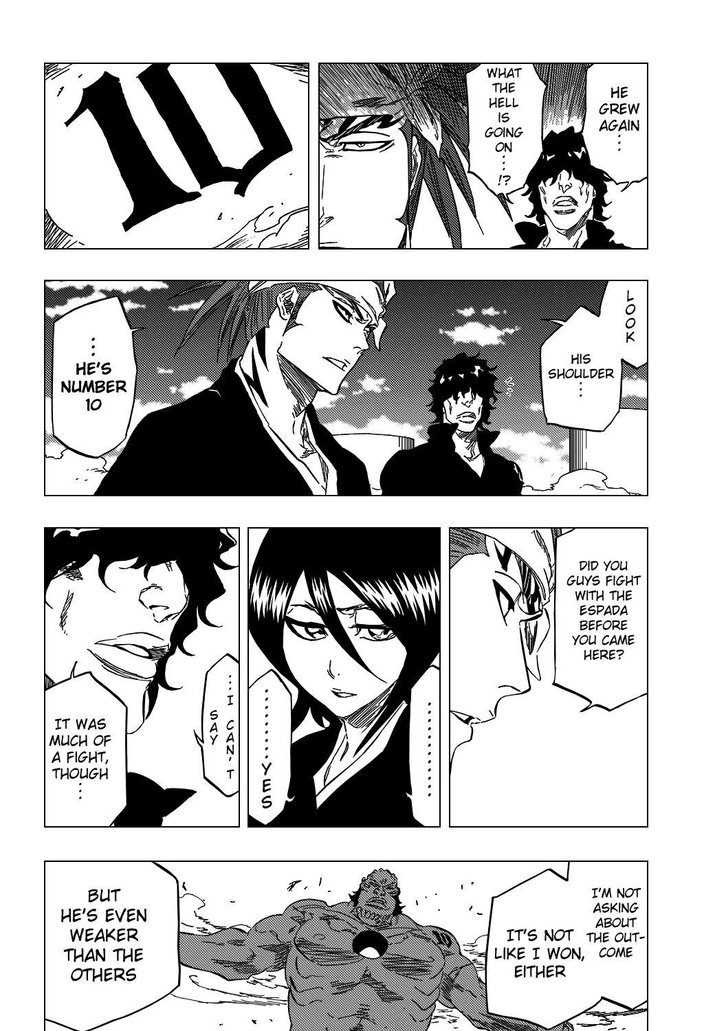 Bleach manga, chapter 354, page 13 of 21