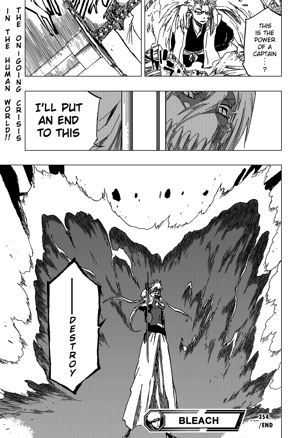 Bleach manga, chapter 354, page 21 of 21