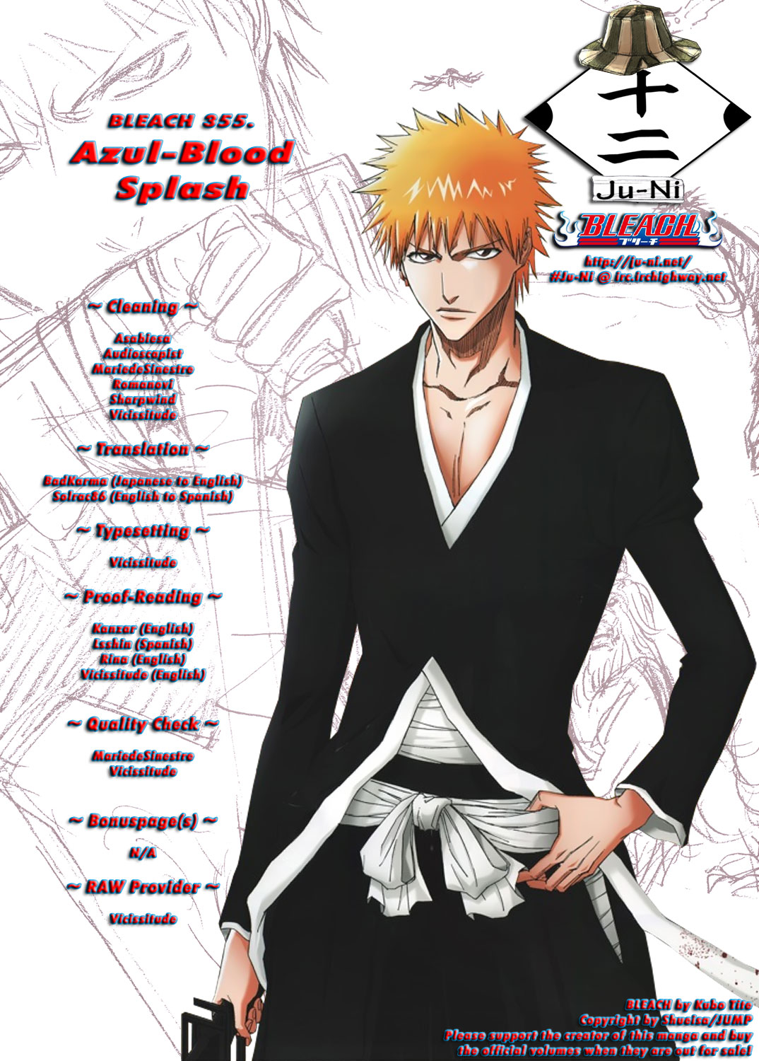 Bleach manga, chapter 355, page 1 of 21