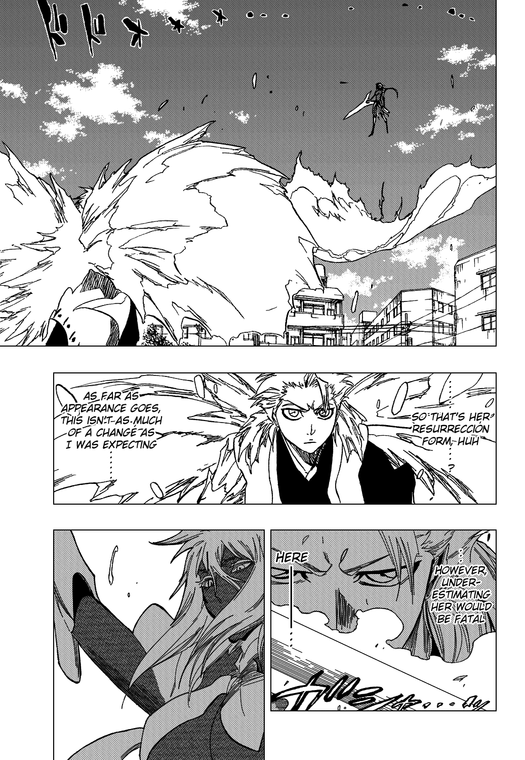 Bleach manga, chapter 355, page 19 of 21