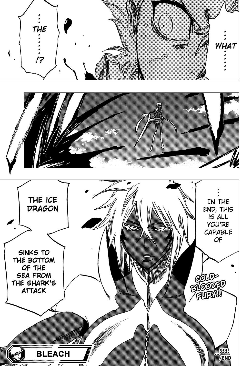Bleach manga, chapter 355, page 21 of 21