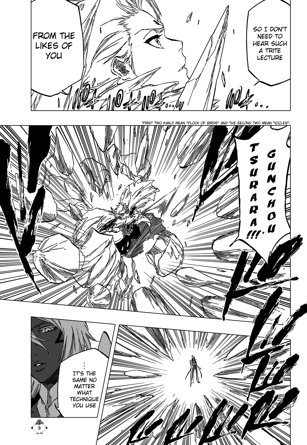 Bleach Chapter 358 page 6 - Chapter 358: King of the Clouds