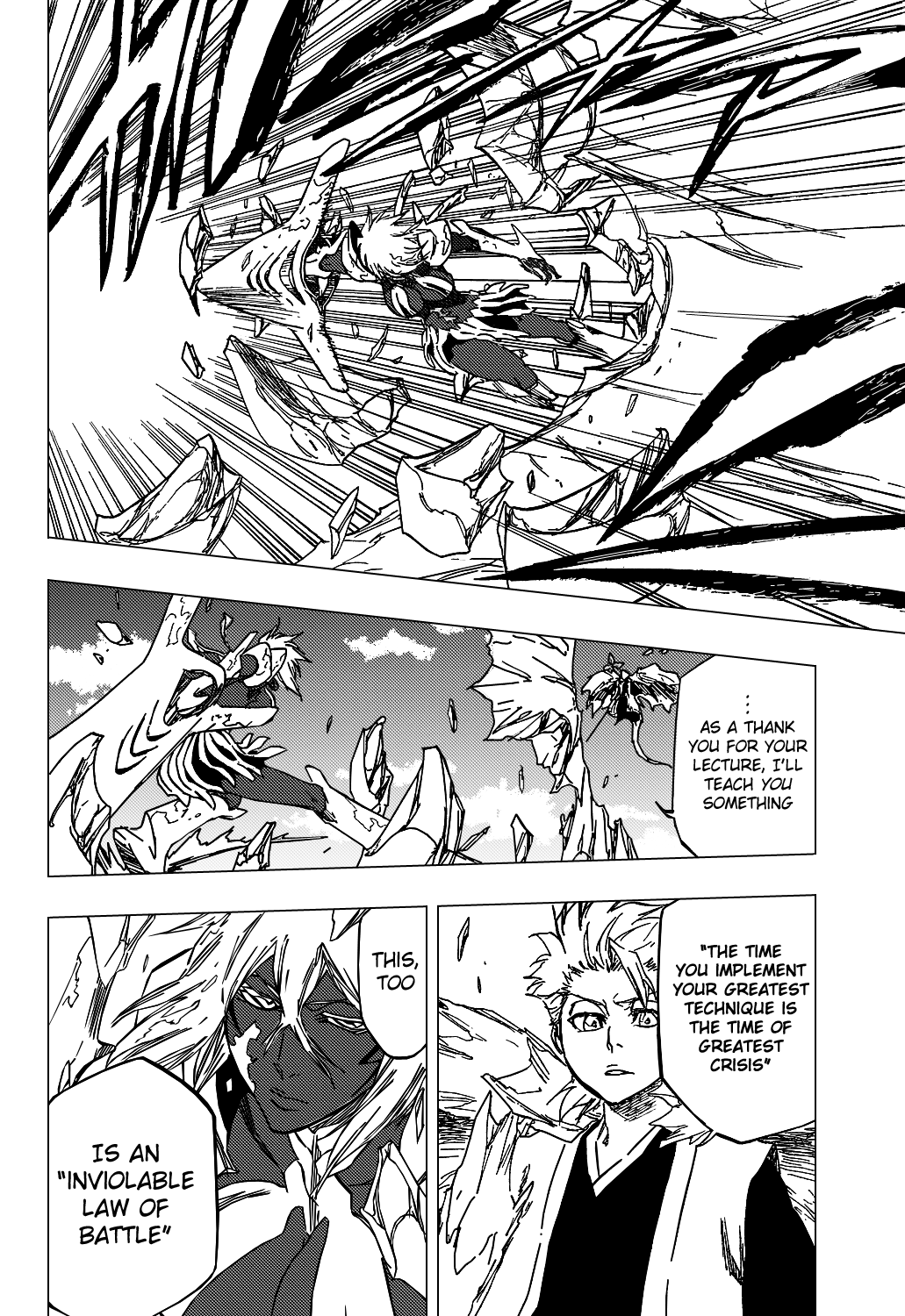 Bleach Chapter 358 page 9 - Chapter 358: King of the Clouds