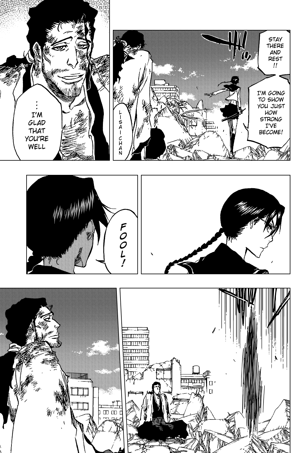 Bleach manga, chapter 365, page 11 of 20