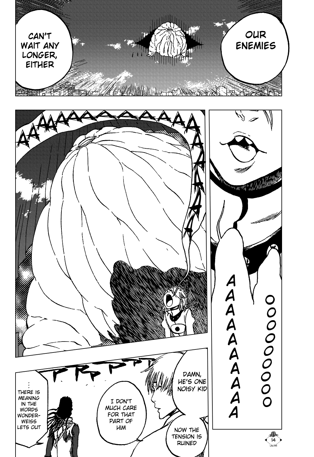 Bleach manga, chapter 365, page 16 of 20